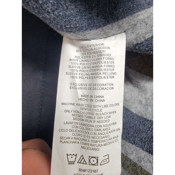 Wrangler Jacket Mens Large Chore Coat Canvas Blanket Lined Workwear Farm Utility - Picture 11 of 14